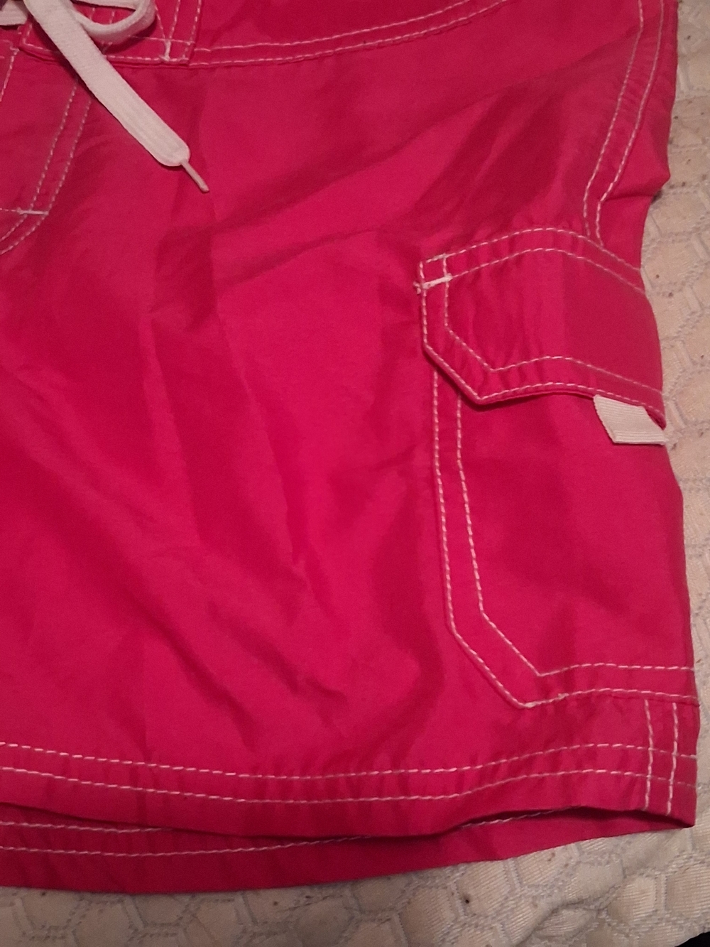 Kanu Surf Hot Pink Cargo Drawstring Shorts - Picture 7 of 7